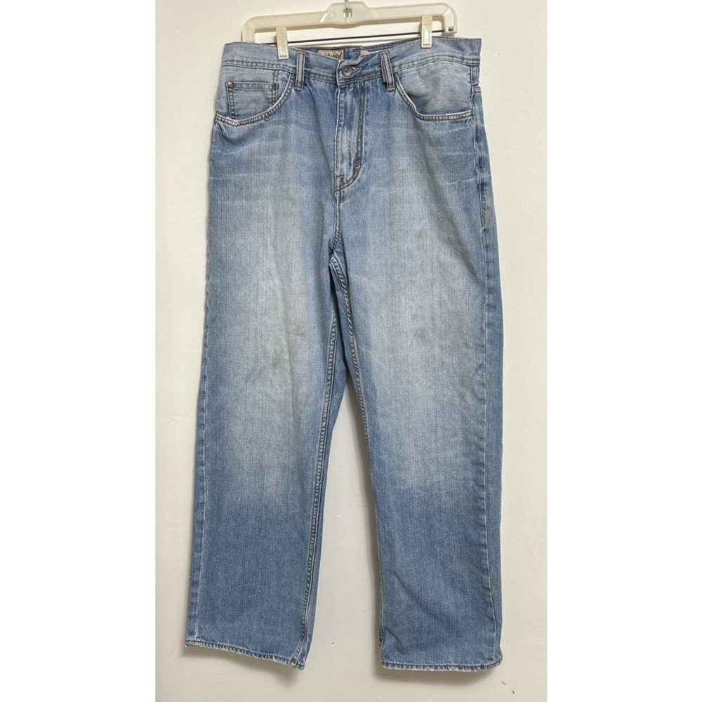 Vintage Ecko Unltd Jeans Mens 34 BaggyFit Skater Y2K Grunge Streetwear Denim